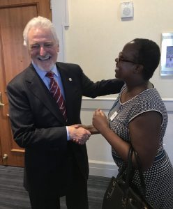 Founder and Chief Visionary Officer of BNI Dr. Ivan Misner and Chellah Misiko, Misiko Tax Services